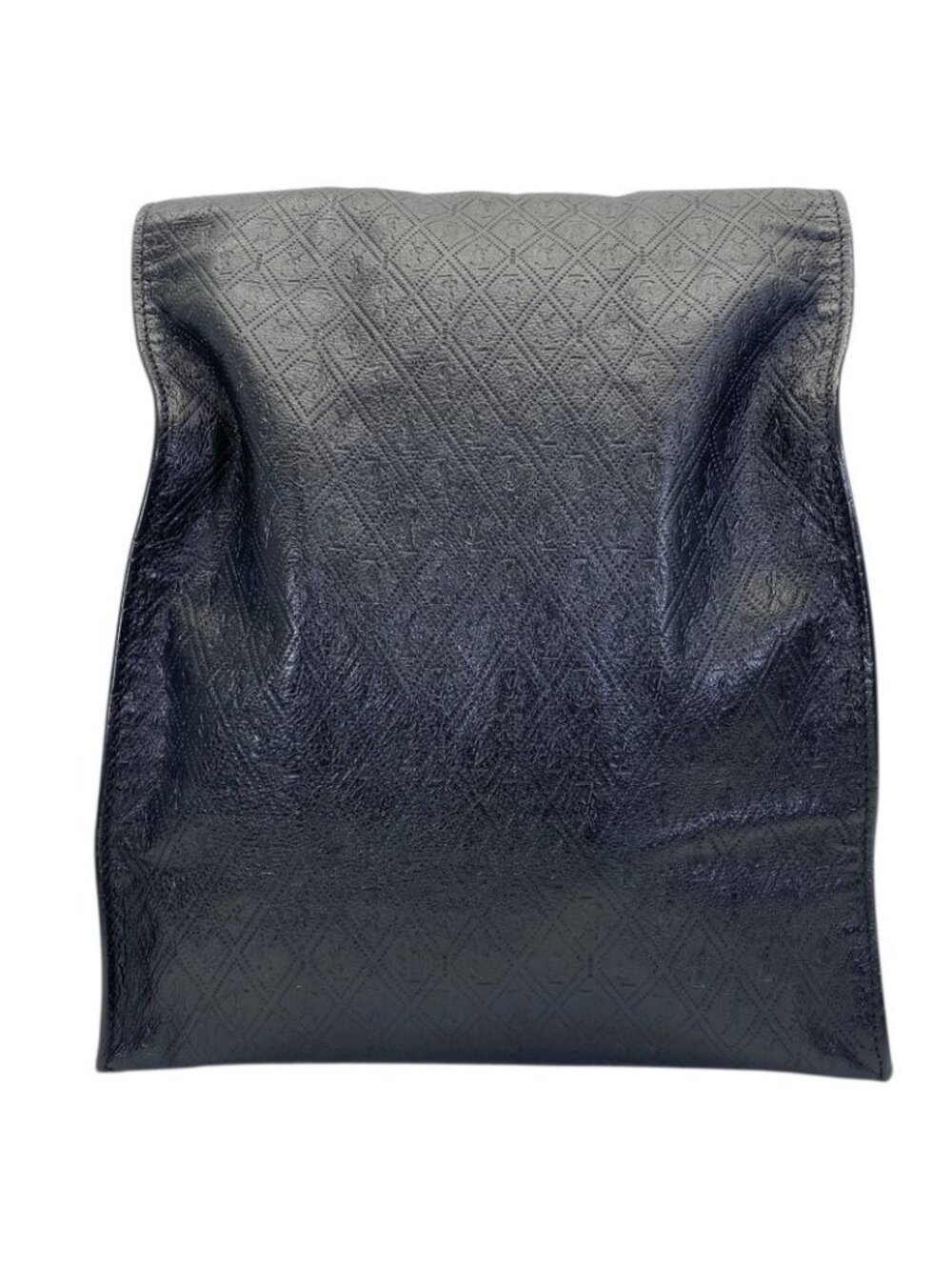 Saint Laurent Paris le Monogram Deli Paper Clutch Cassandra Logo Leather Black - Picture 2 of 8